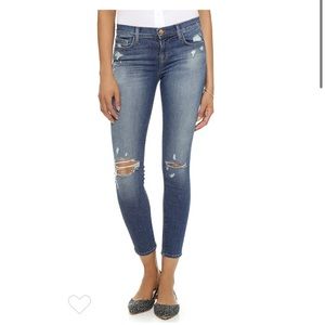 J BRAND Skinny Cropped Jeans